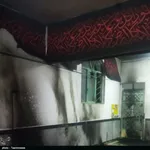 حمله اغتشاشگران با کوکتل مولوتوف به مسجد امام هادی (ع) خرم‌آباد + تصاویر