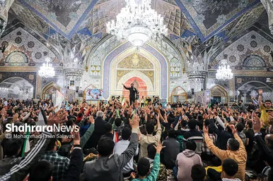 اجتماع مردمی «وعده صادق» در حرم مطهر رضوی