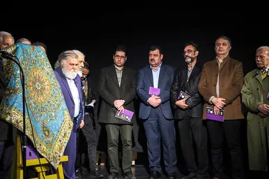 مراسم بزرگداشت استاد علی آزادنیا پیشکسوت تئاتر و سینما