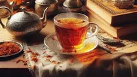 خانه‌داری| با طرز تهیه راحت چای زعفرانی بیشتر آشنا شویم