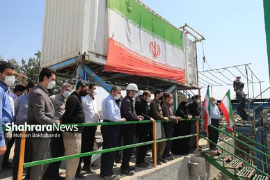 بازدید اعضای شورای اسلامی شهر مشهد از خطوط قطار شهری مشهد