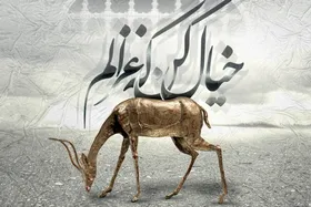 آهنگ خیال کن که غزالم با صدای محمد اصفهانی + صوت