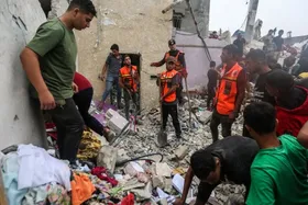 شهادت ۲۱ فلسطینی در حمله اسرائیل به خان&zwnj;یونس