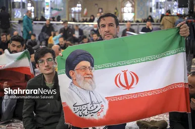 گزارش تصویری | مراسم چهلمین روز شهادت رهبر شهید انقلاب اسلامی در حرم مطهر رضوی