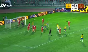 ویدئو | گل اول صنعت نفت به پرسپولیس | باصری اختلاف را مقابل پرسپولیس کاهش داد (۱۷ مهر ۱۴۰۵)