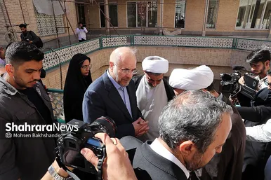بازدید رئیس مجلس از پروژه مجتمع تربیتی آموزشی حضرت مهدی (عج) مشهد