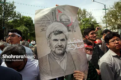 تشییع پیکر شهید حجت الاسلام محمد اصلانی در مشهد