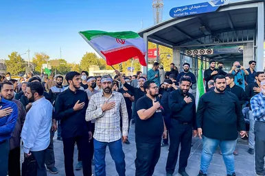 تجمع هیئات مذهبی در محکومیت اغتشاشات اخیر 