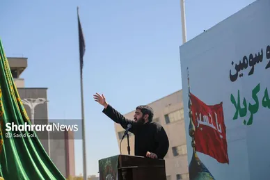 استقبال از طولانی‌ترین کاروان پیاده‌روی اربعین در مشهد مقدس