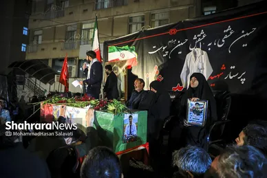 گزارش تصویری | وداع با پیکر مطهر پرستار شهید «حسین عشقی» در مشهد