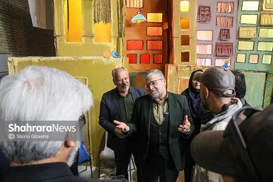 گزارش تصویری | بازدید شهردار مشهد از پشت‌صحنه فیلم سینمایی «کاکا لوتی»