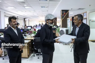 گزارش تصویری | بازدید مدیران استانی و شهری از روزنامه شهرآرا به مناسبت روز خبرنگار - ۳