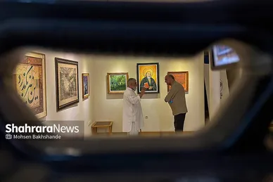 گزارش تصویری | نمایشگاه نقاشی «زیبایی فرّ خداوند است»