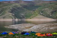 ویدئو| نمایی زیبا از دریاچه سیمره