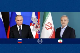 پیام تبریک پزشکیان به پوتین به مناسبت روز ملی روسیه