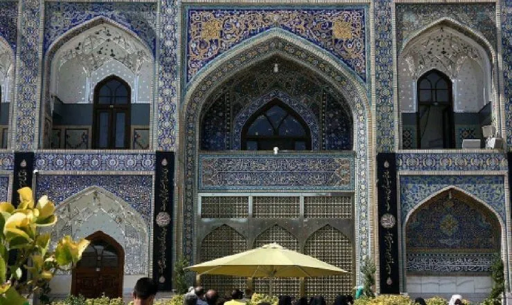 حرم رضوی سیاه پوش شد