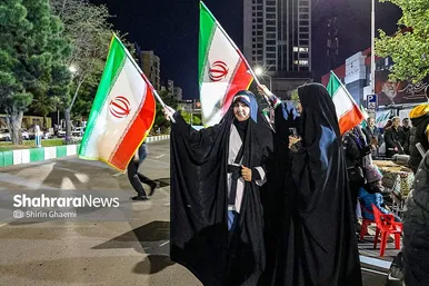 گزارش تصویری |حضور جامعه ورزش مشهد در سی و هشتمین شب شکوه حضور مردم در خیابان‌های مشهد