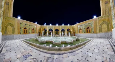 عکس‌هایی از میدان قبله حرم مطهر رضوی