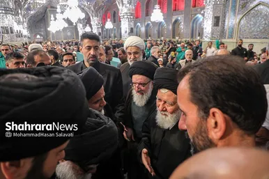 مراسم بزرگداشت شهدای خدمت در حرم مطهر رضوی