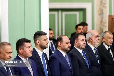 گزارش تصویری | استقبال رسمی رئیس‌جمهور از نخست‌وزیر عراق