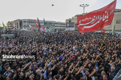 گزارش تصویری | مراسم بزرگداشت شهدای خدمت در میدان شهدای مشهد