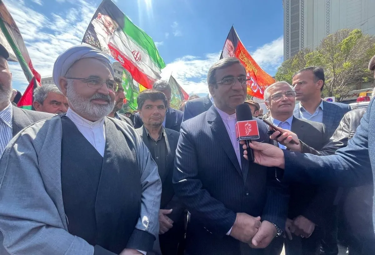 استاندار خراسان رضوی: راهپیمایی باشکوه روز قدس، پشتوانه ملت مظلوم فلسطین است