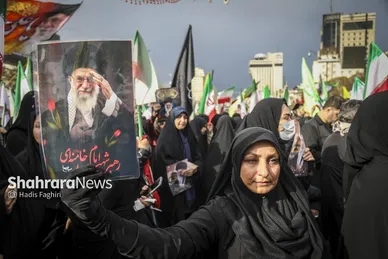 گزارش تصویری | مراسم چهلمین روز شهادت رهبر شهید انقلاب اسلامی در مشهد ۱