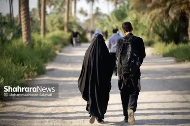 عکس| زائران پیاده در مسیر کربلا