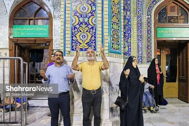 گزارش تصویری | حال و هوای حرم مطهر رضوی در شب عید سعید غدیر خم