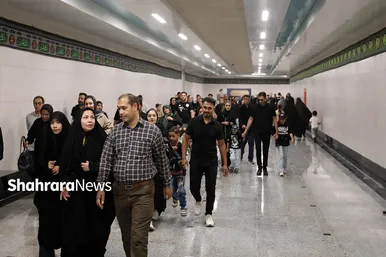 گزارش تصویری | خدمات رسانی اتوبوسرانی و مترو مشهد به زائران و مجاوران در روزهای پایانی ماه صفر