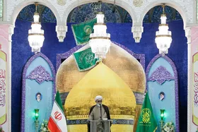 حجت الاسلام مروی: پرچم حضرت رضا (ع) نماد کرامت بخشی به انسان&zwnj;هاست