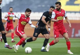 گل تساوی پرسپولیس مقابل ون&zwnj;پارس + ویدیو