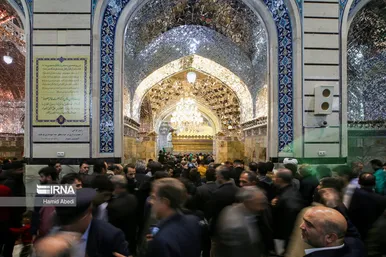 تحویل سال ۱۴۰۳ در حرم حضرت معصومه (س)