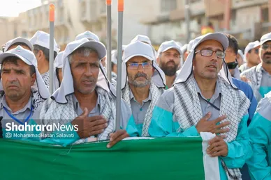 گزارش تصویری | شروع فعالیت و خدمت کاروان شهرداری مشهد در شهر نجف اشرف