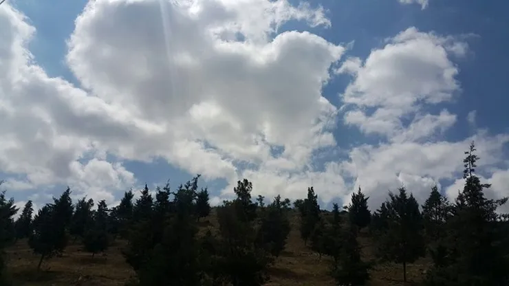 شهروند خبرنگار | نمای زیبایی از کوه های انتهای بلوار هفت تیر مشهد