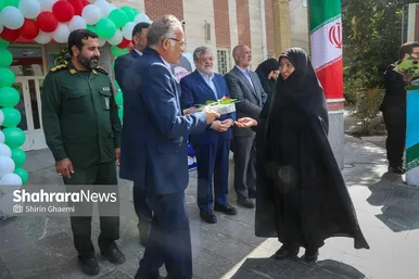 گزارش تصویری | مراسم آغازین سال تحصیلی در دبیرستان دخترانه ذبیح الله هوشیار