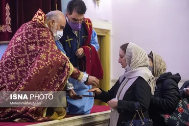 مراسم آغاز سال ۲۰۲۲ میلادی در تهران