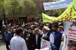 حضور پر شور مهاجرین افغانستانی در راهپیمایی روز قدس مشهد