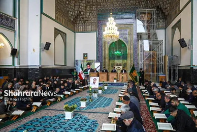گزارش تصویری | جزء خوانی قرآن کریم در حرم امام رضا (ع)