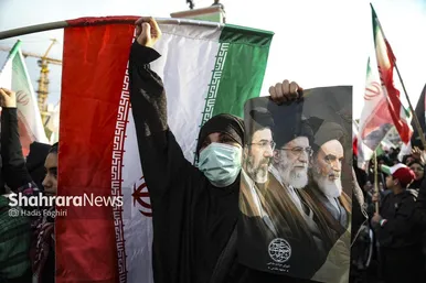 گزارش تصویری | مراسم چهلمین روز شهادت رهبر شهید انقلاب اسلامی در مشهد ۱