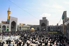 اقامه نماز عید سعید فطر در حرم مطهر رضوی