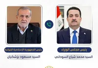 السودانی در گفت و گو با پزشکیان: عراق آماده تلاش برای پایان دادن به جنگ است