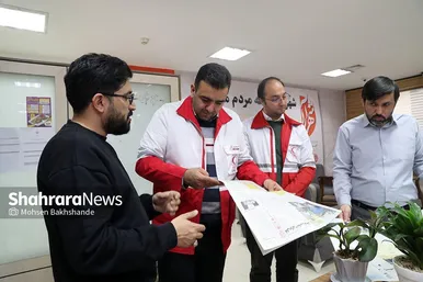 بازدید مدیرعامل جمعیت هلال‌احمر خراسان رضوی از موسسه فرهنگی شهرآرا