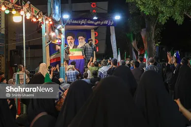 گزارش تصویری | شصت‌و نهمین شب حضور حماسی مردم مشهد در خیابان - ۲