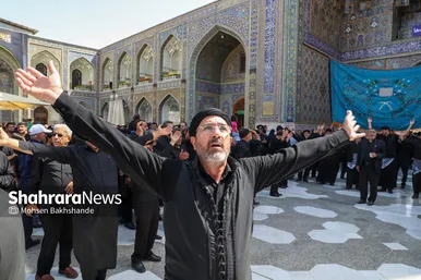 عزاداری روز ۲۸ صفر در حرم مطهر رضوی