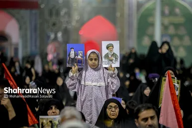 گزارش تصویری | شب چهارم مراسم بزرگداشت رهبر شهید انقلاب اسلامی در حرم مطهر رضوی