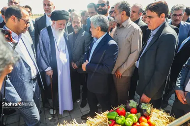 گزارش تصویری | آیین بهره‌برداری ۳۲ هکتار از کلان‌پروژه بوستان کرامت