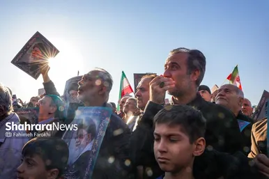 گزارش تصویری | مراسم تشییع پیکر شهدای مدافع امنیت در مشهد (۲۲ دی ۱۴۰۴) - ۵