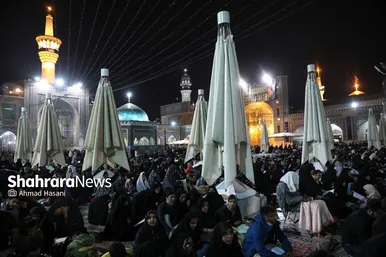 مراسم احیای شب بیست و یکم ماه رمضان در حرم مطهر رضوی‎‎