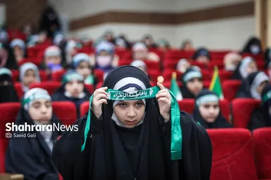 مراسم اختتامیه عهد کودکان دبستانی با حاج قاسم سلیمانی